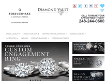 Tablet Screenshot of diamondvaultoftroy.com